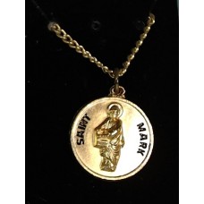 St Mark Medal on Chain